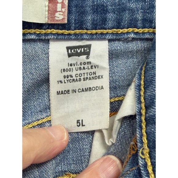 Levi's‎ 519 Low Flare Women's Denim Jeans 5 Long - Picture 6 of 9